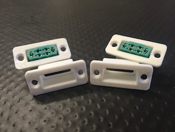 3DPrototyping - Vaschetta per  MPX Maschio a Filo - BIANCO