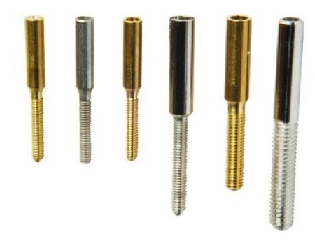 Asta raccordo filettato cava ø 2 mm M2  