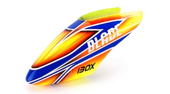 Capottina in fibra di vetro arancione/blu: 130 X