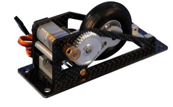 Carrello Elettrico Retrattile per Alianti scala 1:6