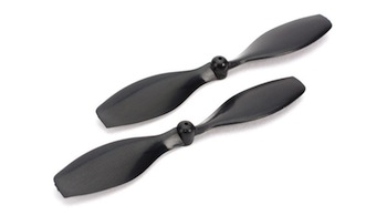 Eliche Nere, rotazione oraria: Nano QX - confezione 2 pezzi.