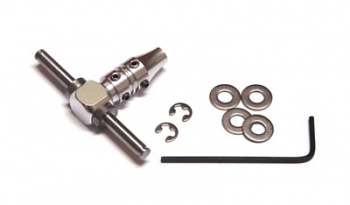 Fissaggio gamba ø 5/32” carrello anteriore gemellato