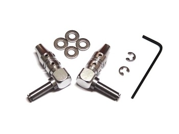 Fissaggio gamba Ø 5/32” carrello principale mozzo ruota 5 mm