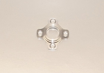 Flangia collegamento motore riduttore con quattro fori di fissaggio ø 3mm interasse 25mm MICRO EDITION REISENAUER