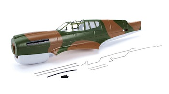 Fusoliera e canopy: Ultra-Micro P-40 Warhawk