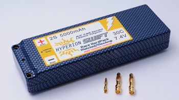 HYPERION  SWIFT 5000 mAh RACE HARDPACK 2s1p - 7.4 V  30 C