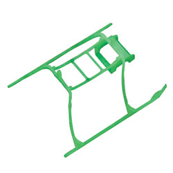 Landing Skid and battery mount mSR fluo