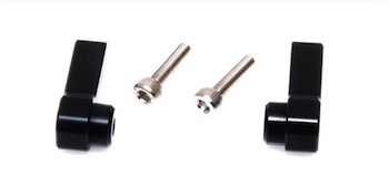 Leve chiusura rapida per bulloni M3 - BLACK