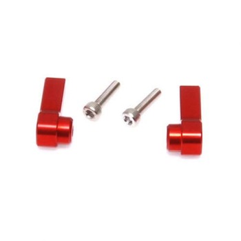 Leve chiusura rapida per bulloni M3 - RED