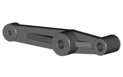 Lever for slide-bearing, wash-out