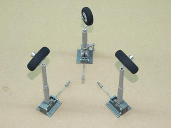 Metal landing gear system FOR F16