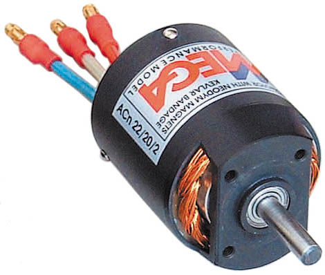 Motore brushless MEGA MOTOR AC n 22/20/3