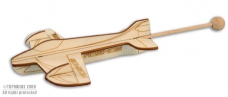 PRACTICE STICK PLANE F3P KOSMOS