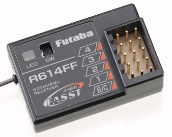 Ricevente FUTABA  R614FS  2.4 GHZ - 4 CH