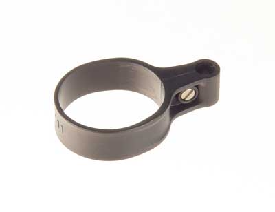 Rudder control guide for 25mm tailboom