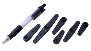 Set squadrette Carbon Fiber Miste per Servi SANWA - AIRTRINICS -JR - KO