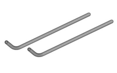 Skid pipes 270 x ø8mm