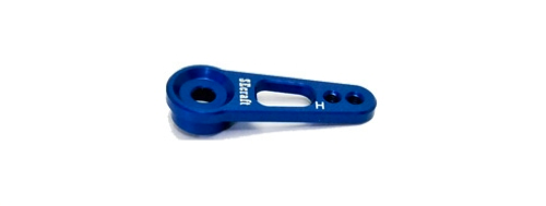 Squadretta Singola  Diritta V1 - HITEC L=20,0 mm  - Foro=M2 - BLUE
