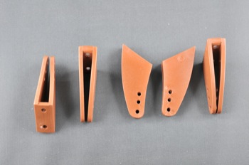 Squadretta parti mobili uniball MAXI BROWN - H = 33 mm.