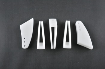 Squadretta parti mobili uniball MAXI WHITE - H = 33 mm.