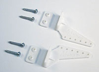 Squadretta per parte mobile in plastica standard 34mm