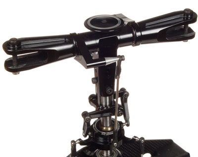 T-REX 700 VBar Rotor head  upgrade - Black