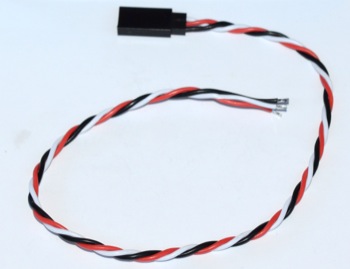 TWISTED SERVO FEMALE  WIRE FOR FUTABA-15cm 