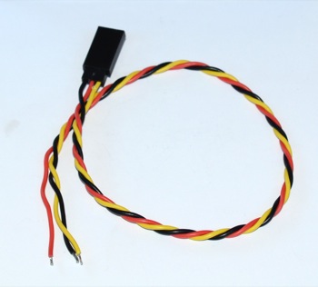 TWISTED SERVO FEMALE  WIRE FOR JR-30cm 