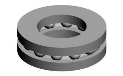 Thrust bearing 4x8x3,5