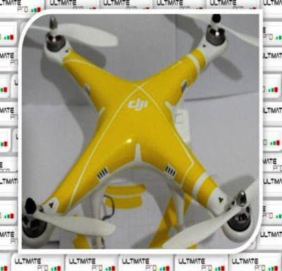 ULTIMATEPROCY - YELLOW Design Decal Sticker - Wrap Skin per Serie DJI Phantom