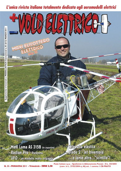 Volo Elettrico Rivista di modellismo Nr. 33 Primavera 2011