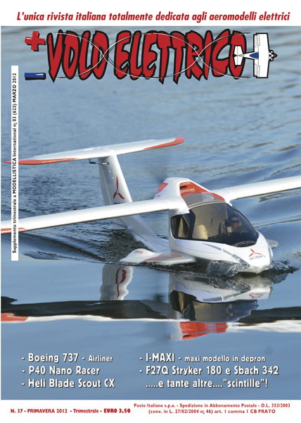 Volo Elettrico Rivista di modellismo Nr. 37 Primavera 2012