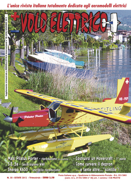 Volo Elettrico Rivista di modellismo Nr. 38 Estate 2012