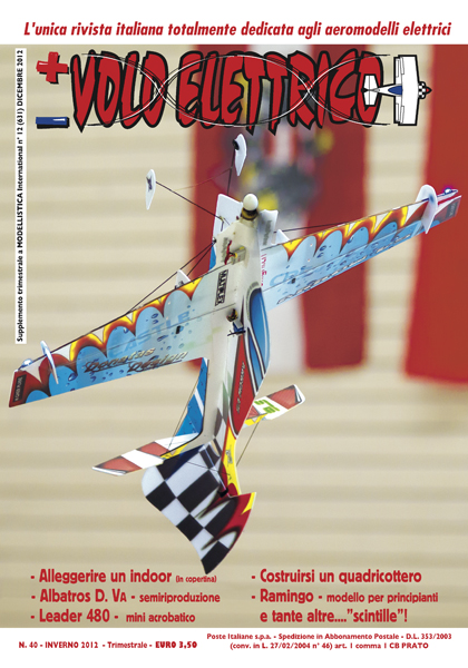 Volo Elettrico Rivista di modellismo Nr. 40 Inverno 2012