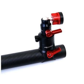 Supporto monitor regolabile a testa sferica per tubi da 25mm