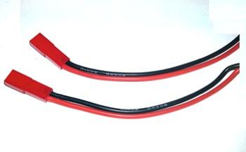 FEMALE JST WITH 10 CM 20AWG SILICONE CABLE (2 pz) 