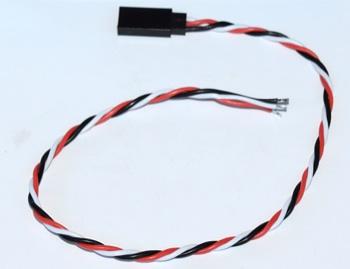 TWISTED SERVO FEMALE  WIRE FOR FUTABA-30cm 