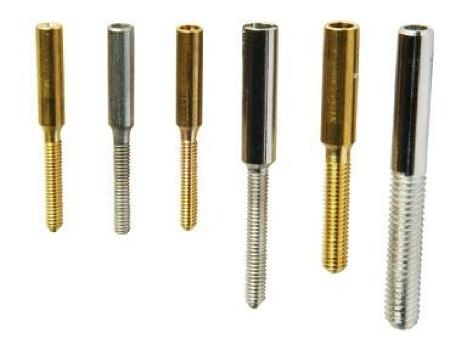 Asta raccordo filettato cava ø 1 mm M2  