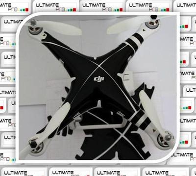 ULTIMATEPROCY - BLACK Design Decal Sticker - Wrap Skin per Serie DJI Phantom