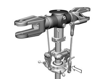 Upgrade VBar Rotorhead, 12mm blade holder