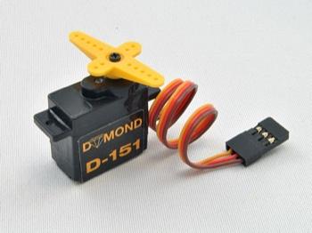 Sub Micro Servovomando DYMOND D 151 