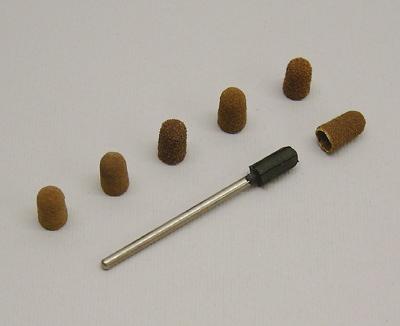 Duomo Abrasivo mm. 5 con 6 Ricambi Assortiti