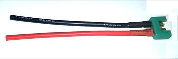 FEMALE MPX WITH 10 CM 14AWG SILICONE CABLE