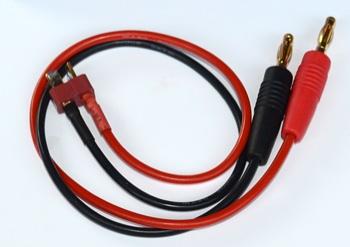MALE DEANS TO 4,0 MM CONNECTOR 14AWG 30 CM SILICONE WIRE