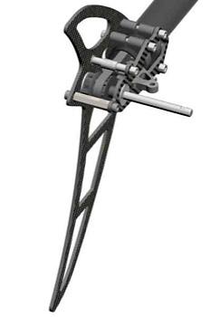 Carbon tail rotor upgrade set for LOGO 500