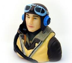 Pilota mezzo busto inglese II WW