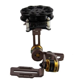 Gimbal brushless per GoPro a 2 assi