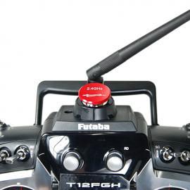 Tappo copri foro antenna V1 per TX FUTABA  e JR - RED