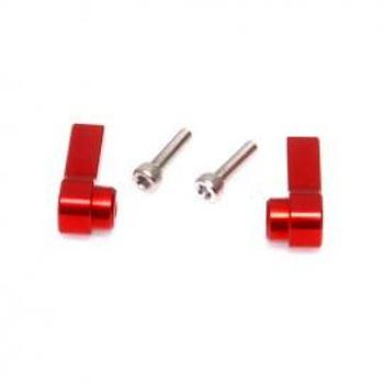 Leve chiusura rapida per bulloni M3 L: 30 mm - RED
