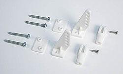 Squadretta per parte mobile in plastica con forcella M3